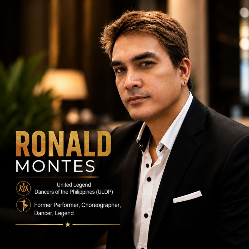 <h1>WALL OF LEGENDS</h1>
<h2>Ronald Montes</h2>
<h3>Founder, United Legend Dancers of the Philippines (ULDP)</h3>
<h3>Former Performer, Choreographer, Dancer, and Forever a Legend at Heart.</h3>

<h2>My Dance Journey</h2>

<p>
<p class="lead">
My journey as a dancer began in the early '90s. What started as a passion inside a high school dance troupe eventually became a lifelong mission of inspiring dancers, building communities, and preserving dance culture.
</p>

<p>
From <strong>1990 to 1993</strong>, I became part of my high school's dance troupe in Pasig. We were fortunate to perform as backup dancers during launches and appearances of rising artists such as <strong>Donna Cruz</strong> and the members of <strong>Smokey Mountain</strong>.
</p>

<p>
Our school was unique—it welcomed working students and young celebrities, giving us opportunities that many dancers could only dream of.
</p>

<hr>

<p>
When my family moved to Antipolo, everything changed. My passion for dancing suddenly came to a halt. I even formed a dance group in my new school, but it never gained momentum.
</p>

<p>
After graduating from high school, I worked wherever I could—construction, selling fish in the public market, and doing whatever honest work was available.
</p>

<blockquote>
<strong>Dreams are important, but responsibility comes first.</strong>
</blockquote>

<hr>

<h2>Returning to Dance</h2>

<p>
In <strong>1996</strong>, destiny brought dance back into my life.
</p>

<p>
Together with my best friend from high school, we founded <strong>Dulaang Binhi Antipolo</strong>, a community theater that welcomed aspiring actors, models, and dancers.
</p>

<p>
I was assigned to lead the dance division, organizing competitions and performances that connected me with many dance groups throughout Antipolo.
</p>

<p>
One of those groups was <strong>Cyclone</strong>.
</p>

<blockquote>
"Hawakan mo kami at ilabas mo kami sa street dance scene."
</blockquote>

<p>
I accepted the challenge.
</p>

<p>
I rebuilt the group from the ground up by redesigning the music, choreography, routines, and overall direction. Although I was already in college and couldn't dance with them, I chose to lead from behind the scenes.
</p>

<p>
Looking back, it became one of the best decisions of my life.
</p>

<hr>

<h2>Building Champions</h2>

<p>
Cyclone started competing in barangay festivals, mall competitions, and local events.
</p>

<p>
We lost at first, but failure became our greatest teacher. Eventually, championships became a familiar achievement.
</p>

<p><strong>Winning wasn't luck.</strong></p>

<ul>
<li>Discipline</li>
<li>Preparation</li>
<li>Teamwork</li>
<li>Countless sacrifices</li>
<li>Consistency</li>
</ul>

<p>
While studying in college, I also became the choreographer of our university dance troupe while continuing to mentor Cyclone.
</p>

<hr>

<h2>The Professional Years</h2>

<p>
In <strong>2000</strong>, another opportunity knocked.
</p>

<p>
I auditioned for <strong>Human Touch Dancers</strong> under the guidance of <strong>Dyna Dancer</strong>, and I was the only one accepted.
</p>

<p>
We became regular performers on <strong>Chow Time</strong> on Channel 13.
</p>

<p>
Soon afterward, I auditioned for another production where I was accepted not only as a dancer but also as a model.
</p>

<p>
Our performances expanded beyond street dance.
</p>

<h3>Performance Highlights</h3>

<ul>
<li>Mall Shows</li>
<li>Provincial Tours</li>
<li>Television Guestings</li>
<li>Corporate Events</li>
<li>Malacañang Performances</li>
</ul>

<hr>

<h2>Leadership Beyond the Spotlight</h2>

<p>
Behind every performance was a story few people ever saw.
</p>

<p>
There were nights when I had to negotiate with organizers because competitions weren't fair.
</p>

<p>
There were days when I borrowed money just so my dancers could afford transportation.
</p>

<p>
Sometimes I personally covered expenses simply to make sure everyone could perform.
</p>

<blockquote>
<strong>Leadership isn't about standing in front. It's about making sure your people can keep moving forward.</strong>
</blockquote>

<hr>

<h2>Life Abroad</h2>

<p>
Eventually, career opportunities abroad came.
</p>

<ul>
<li>Japan</li>
<li>Singapore</li>
</ul>

<p>
Every departure meant sacrifice.
</p>

<p>
Every return meant rebuilding what had been left behind.
</p>

<hr>

<h2>Learning Without Formal Training</h2>

<p>
One thing many people don't know is this:
</p>

<h3>I Never Had Formal Dance Education</h3>

<p>
Everything I learned came from:
</p>

<ul>
<li>Experience</li>
<li>Observation</li>
<li>Relentless practice</li>
<li>Professional performances</li>
<li>The willingness to keep improving</li>
</ul>

<p>
My greatest teacher has always been life itself.
</p>

<hr>

<h2>The Legacy of Cyclone</h2>

<p>
When I returned to the Philippines, Cyclone reunited and remained active until around <strong>2007</strong>, focusing more on paid performances than competitions.
</p>

<p>
Eventually, careers, families, and responsibilities led everyone toward different paths. Although our competitive journey came to an end, our friendship never did.
</p>

<hr>

<h2>A New Mission</h2>

<p>
In <strong>September 2025</strong>, I entered the Legends dance community after being invited by <strong>Oneng</strong> to serve as an administrator.
</p>

<p>
Unfortunately, internal issues eventually divided that community.
</p>

<p>
Instead of allowing our passion to disappear, we chose to build something new.
</p>

<h3>United Legend Dancers of the Philippines (ULDP)</h3>

<p>
That decision gave birth to the <strong>United Legend Dancers of the Philippines (ULDP)</strong>.
</p>

<p>
Through teamwork, leadership, and the support of dancers across the country, ULDP has grown into one of the most recognized communities among dance legends today.
</p>

<p>
Watching it flourish has become one of my proudest achievements—not because of the title, but because it continues to unite dancers who refuse to let our culture fade.
</p>

<hr>

<h2>Why I No Longer Compete</h2>

<p>
Today, at <strong>50 years old</strong>, many ask why I no longer compete.
</p>

<p>
Years of dancing, combined with knee and lower spine injuries, have made it impossible for me to perform the footwork and movements I once loved.
</p>

<ul>
<li>Knee injuries</li>
<li>Lower spine injuries</li>
<li>Limited mobility</li>
</ul>

<p>
Do I miss dancing?
</p>

<h3>Every single day.</h3>

<p>
If my body allowed me, I would gladly step back onto the dance floor without hesitation.
</p>

<blockquote>
"Alam nila kung paano kami humataw."
</blockquote>

<hr>

<h2>Life Has Seasons</h2>

<p>I've realized something important.</p>

<ul>
<li>A season to perform.</li>
<li>A season to compete.</li>
<li>A season to lead.</li>
<li>A season to inspire.</li>
</ul>

<p>
Today, my greatest performance is no longer measured by trophies or applause.
</p>

<p>It is measured by:</p>

<ul>
<li>The dancers I've mentored.</li>
<li>The communities I've helped build.</li>
<li>The friendships I've preserved.</li>
<li>The legacy that continues long after the music stops.</li>
</ul>

<hr>

<h2>What Dance Taught Me</h2>

<ul>
<li>Resilience after defeat</li>
<li>Humility after victory</li>
<li>Leadership through sacrifice</li>
<li>Faith during uncertainty</li>
<li>Purpose beyond the spotlight</li>
</ul>

<hr>

<h2>My Legacy</h2>

<blockquote>
<strong>You don't need formal education to become extraordinary.</strong>
</blockquote>

<p>You need:</p>

<ul>
<li>Passion</li>
<li>Discipline</li>
<li>Consistency</li>
<li>Courage</li>
<li>The willingness to keep going when life tells you to stop.</li>
</ul>

<h2 style="text-align:center;">
The stage may no longer belong to my feet,
<br><br>
<strong>But it will always belong to my heart.</strong>
</h2>

<h3 style="text-align:center;">
And as long as I can still inspire even one dancer to believe in their dream...
</h3>

<h1 style="text-align:center;">
My journey will never truly end.
</h1>