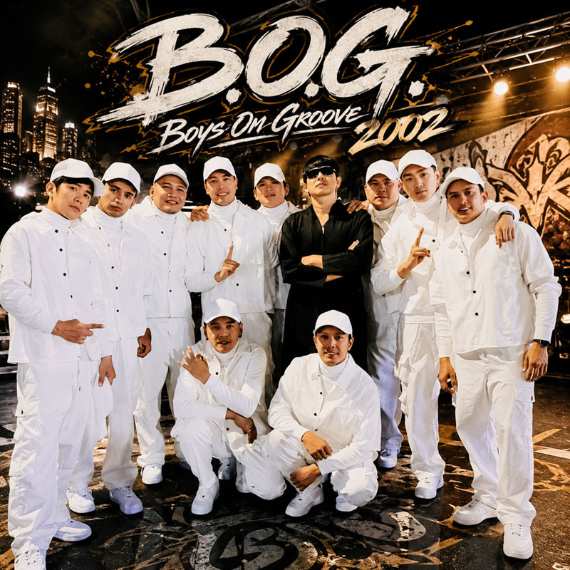 <h1>WALL OF LEGENDS</h1>

<h2>B.O.G.</h2>
<h2>Boys on Groove</h2>
<h2>Year Est.: 2002</h2>
<h2>Taguig City</h2>

