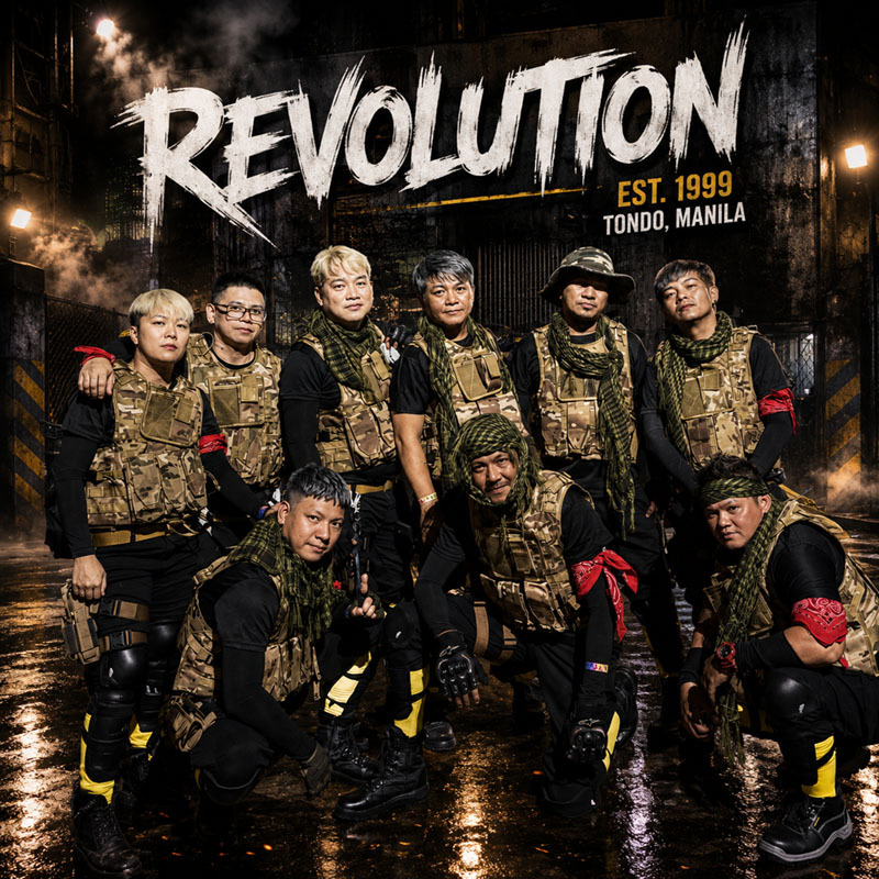 <h1>WALL of LEGENDS</h1>
<h2>REVOLUTION</h2>
<h3>Year Est.: 1999</h3>
<h3>Location: Tondo, Manila</h3>